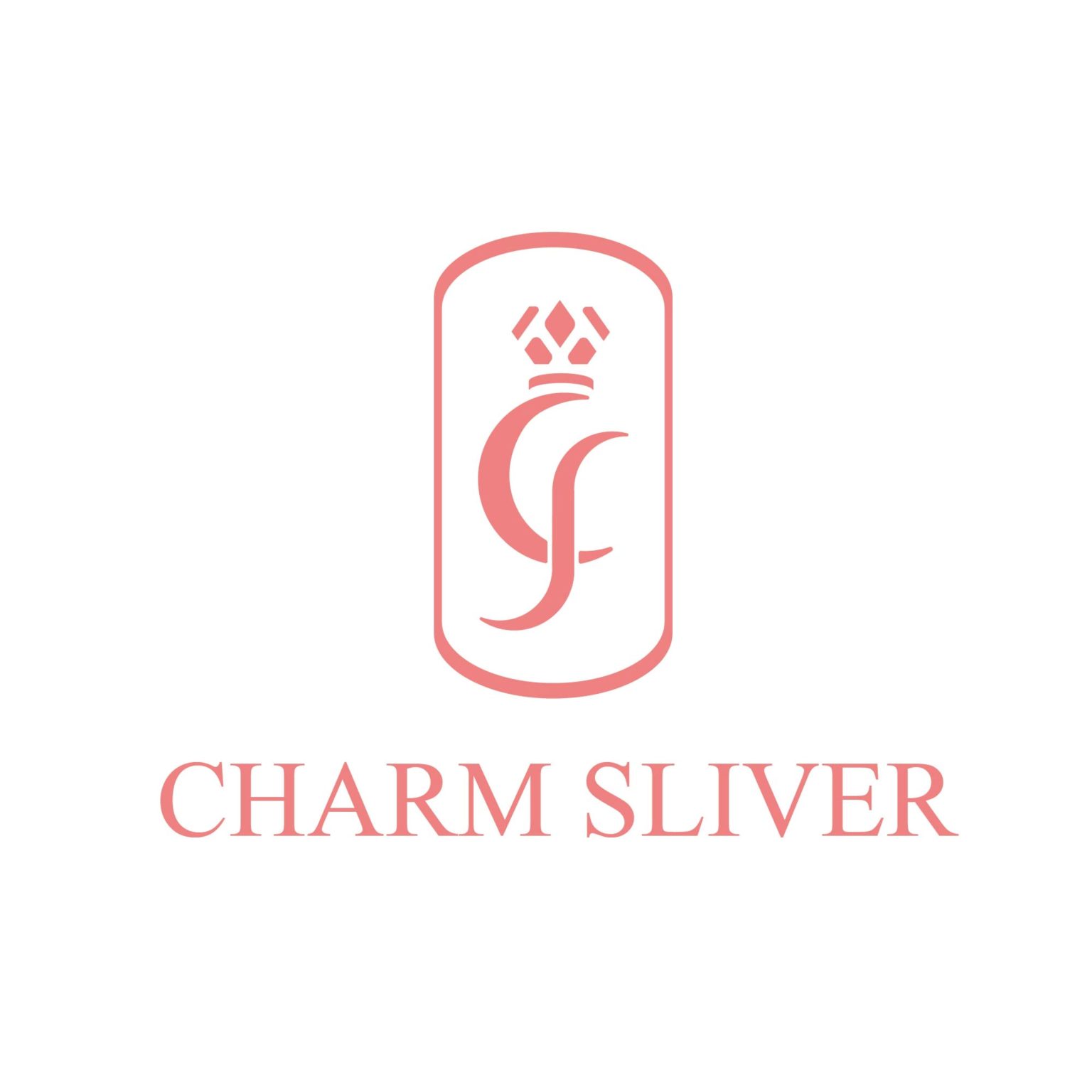 logo charm sliver